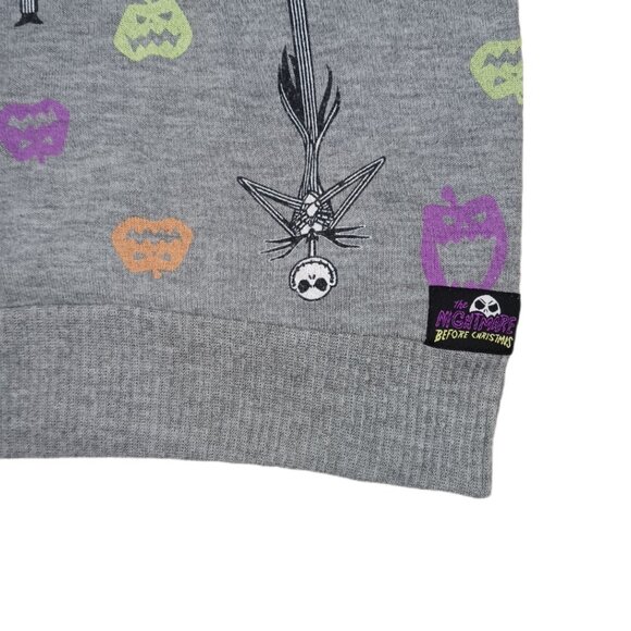 The Nightmare Before Christmas Womens 3XL Sleepwear Long Sleeve Gray 3XL - Picture 4 of 7